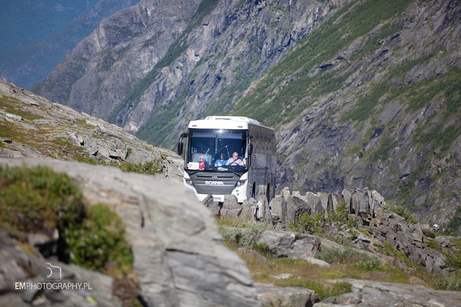 autobus z wycieczki w norwegii